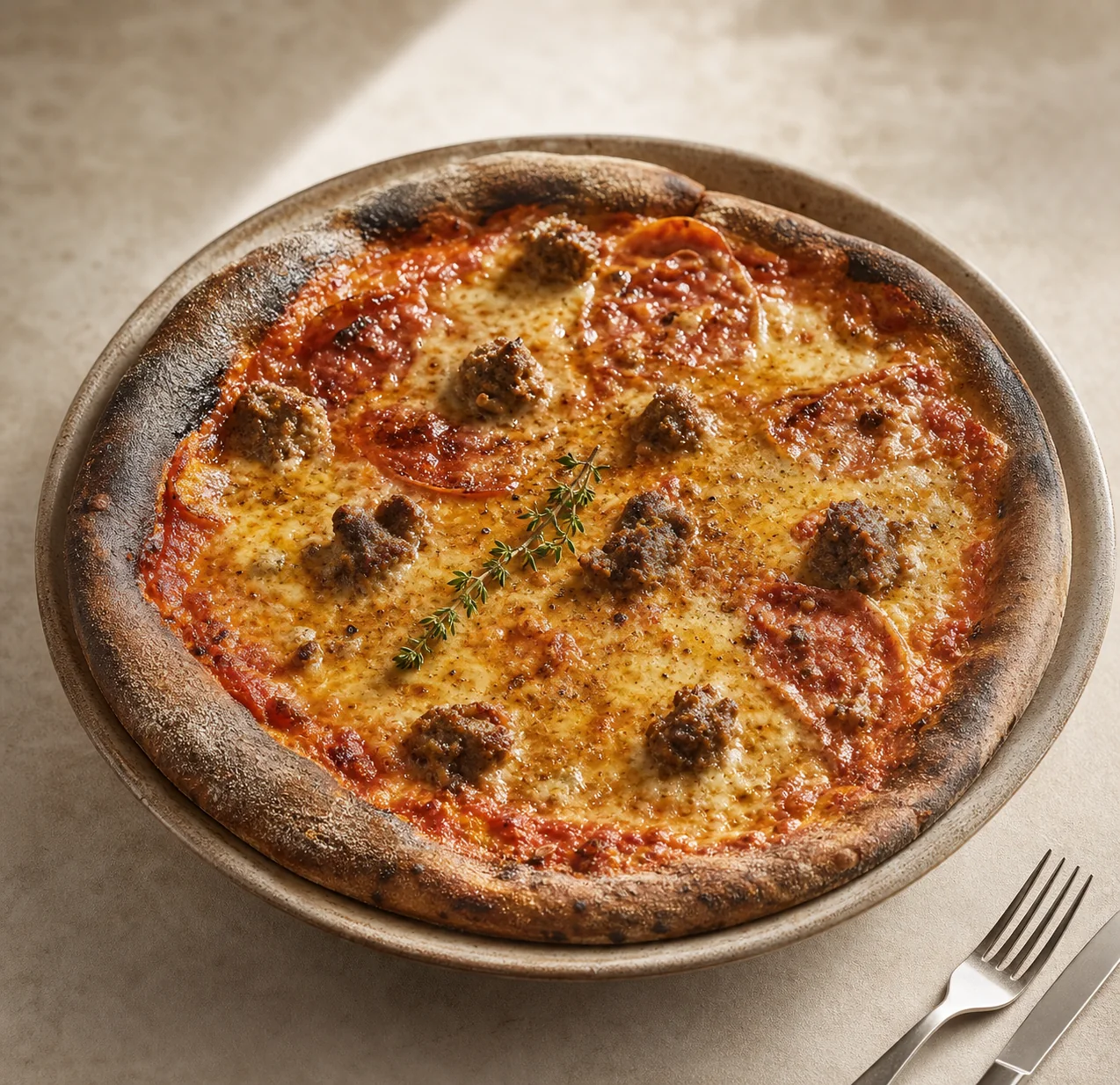 Concept pizza image for Isis Pizzeria